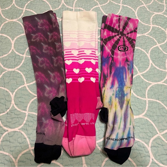 Women’s Crazy Compression Socks S/M - Picture 1 of 4